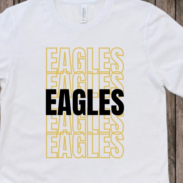 Dri-Fit Or Poly/Cotton Blend Hollow Eagles Tee
