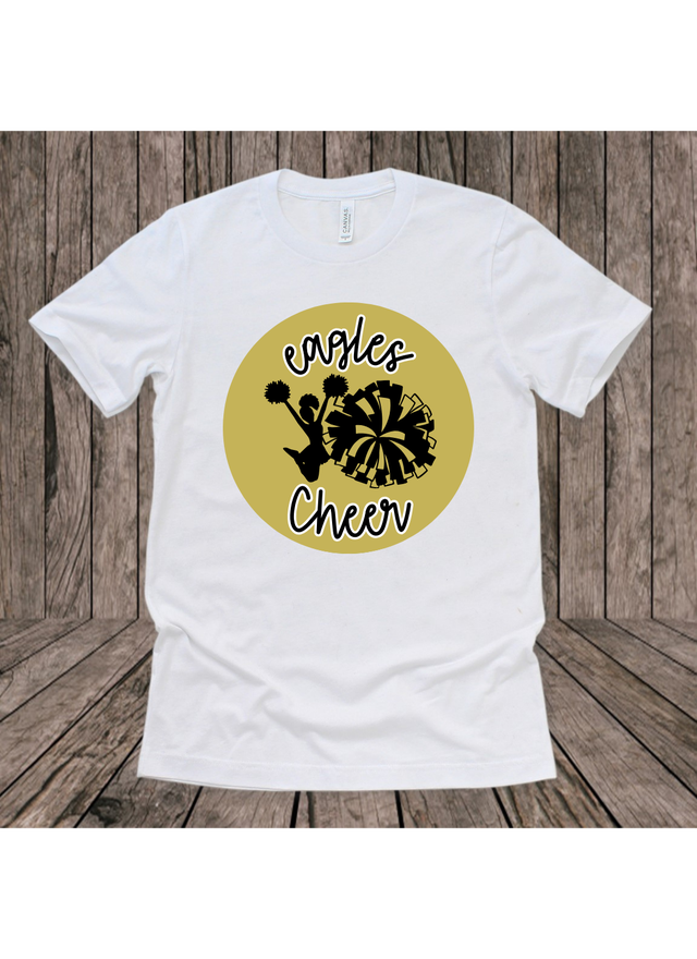 Eagles Cheer Circle Tee